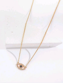 Zara Evil eye pendent necklace