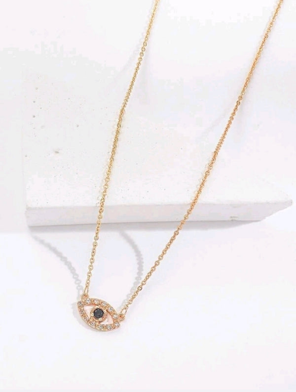 Zara Evil eye pendent necklace