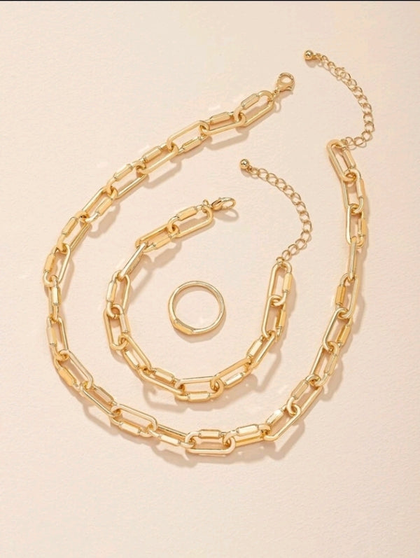 Yas Link Chain , Bracelet & ring set