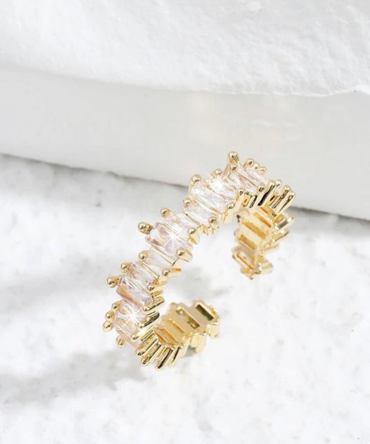 Glitz & glam cuff ring