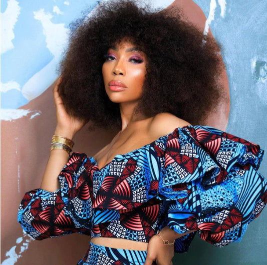 Afro look Glueless Lace Wig 100% Human hair
