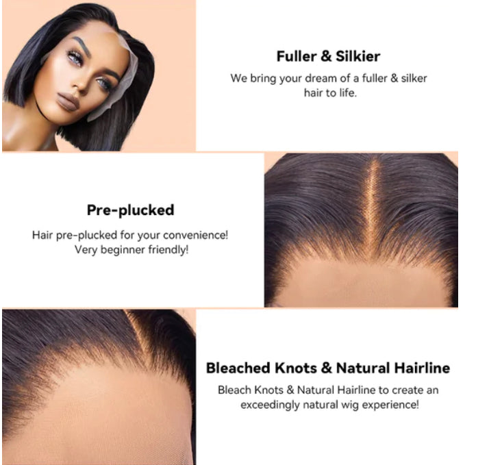 Super Hot Frontal Lace Bob Wig 10”