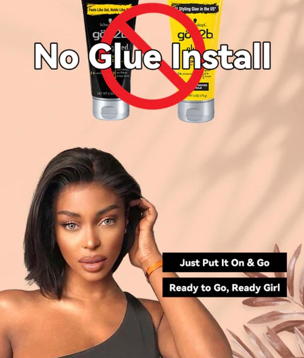 Glueless Lace Bob Wig Middle Path